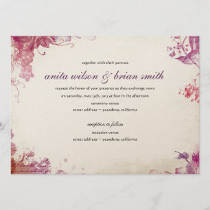 Convite de Casamento em Vinícola Vintage
