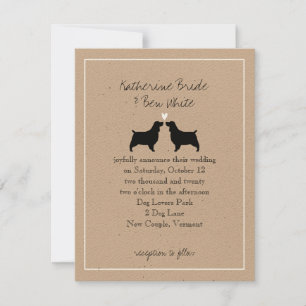 Convite de Casamento English Springer Spaniels