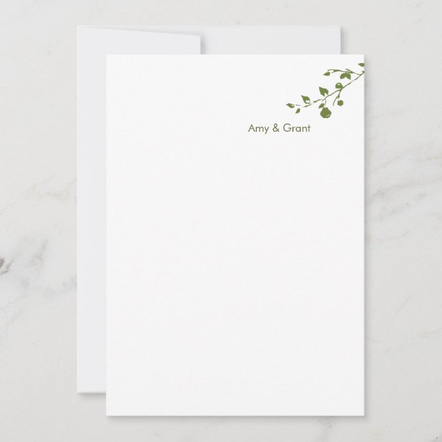 Convite De Casamento - Excelente Pear (Frente)