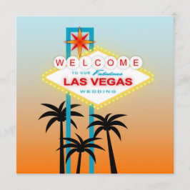 Convite De Casamento Fabuloso De Las Vegas