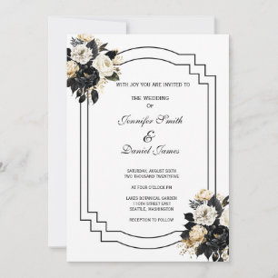 Convite de Casamento Floral