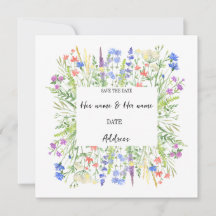 Convite De Casamento Floral