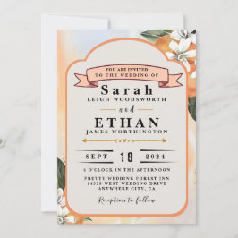 Convite De Casamento Floral