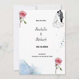 Convite De Casamento Floral