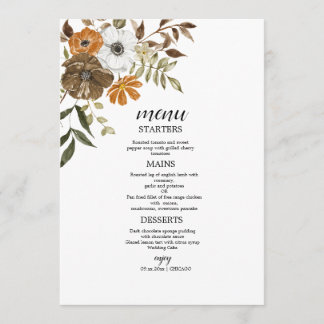 Convite de Casamento Floral Boho Blush