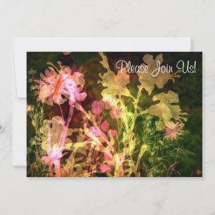Convite De Casamento Floral Bright