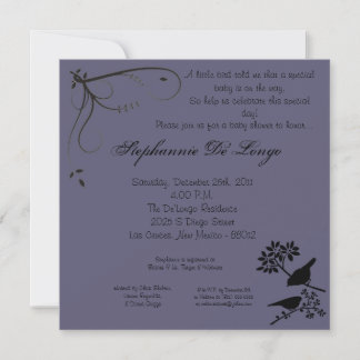 Convite de Casamento Floral Elegante 5x7