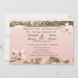 Convite de Casamento Floral Elegante e Sofisticado