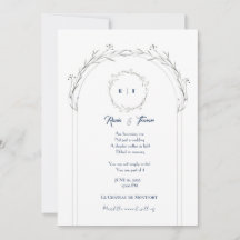 Convite de Casamento Floral Elegante – Fácil de Pe