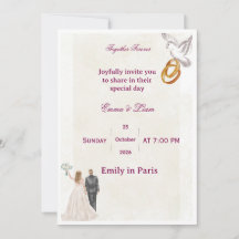 Convite de Casamento Floral Elegante | RomaInvitat