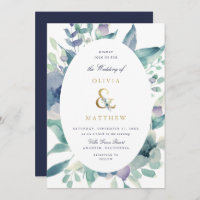 Convite De Casamento Floral Luxe