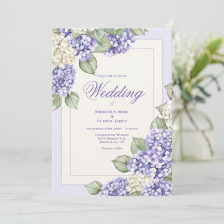 Convite de Casamento Floral Moderno com Aquarela R