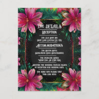 Convite De Casamento Floral Vibrante