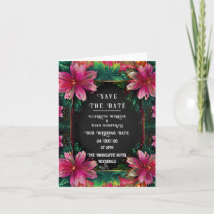 Convite De Casamento Floral Vibrante