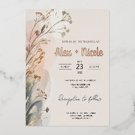 Convite De Casamento - Flores Sábias