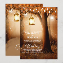 Convite de Casamento Floresta Encantada Conto de F