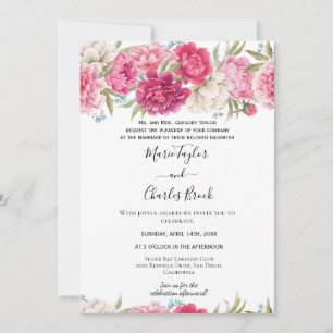 Convite de Casamento Folha Verde Escura