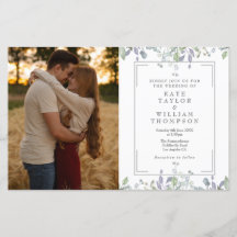 Convite de Casamento Foto Floral Orçamento Tudo Em