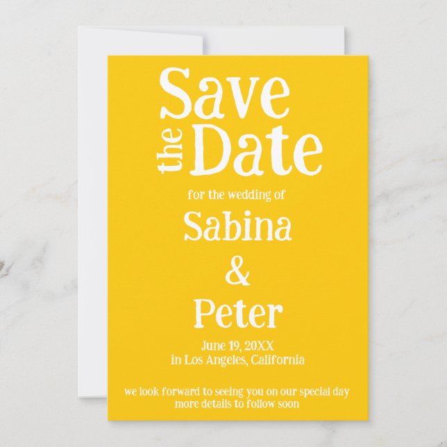 Convite de Casamento Foto Personalizada SALVE o Ca (Frente)