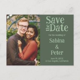 Convite de Casamento Foto Personalizada SAVE THE D