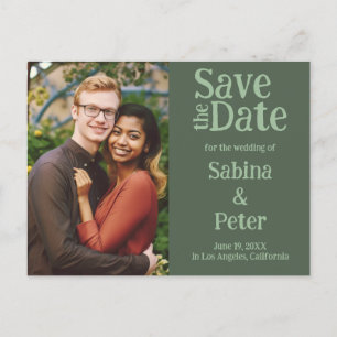Convite de Casamento Foto Personalizada SAVE the D
