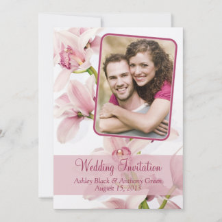 Convite De Casamento Fotográfico Orquídeo De Cymbi