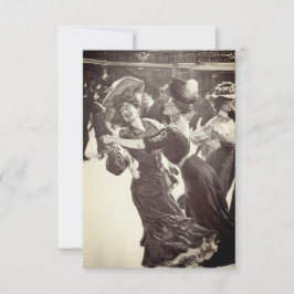 Convite de Casamento Gay de Dancçarinos Antigos