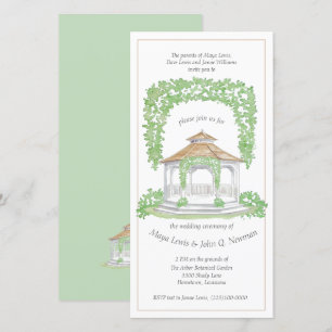 Convite de Casamento Gazebo