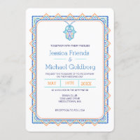 Convite de casamento geométrico para o ouro do Tea