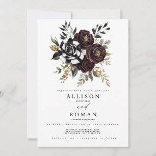 Convite de Casamento Gótico