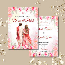 Convite de casamento hindu