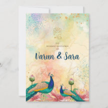 Convite de casamento hindu & convites indianos