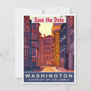 Convite de casamento histórico em Washington DC