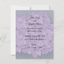 Convite de Casamento Hortênsia Lavanda