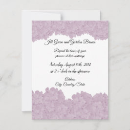 Convite de Casamento Hortênsia Rosa Claro