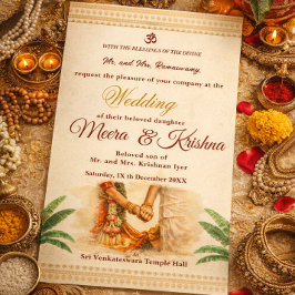 Convite de Casamento Indiano
