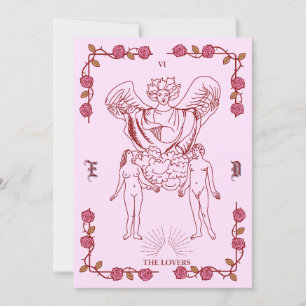 Convite de Casamento Inspirado em Tarot