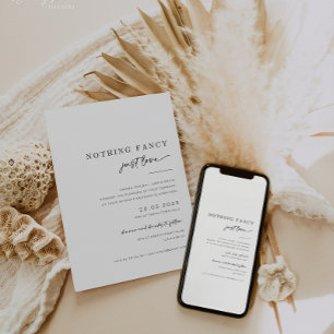 Convite de casamento Inteiro Nada Rico Apenas Amor