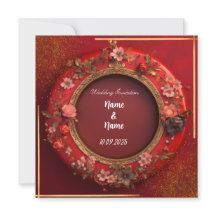 Convite de casamento islâmico