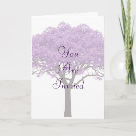Convite de Casamento Jacaranda | Elegante Roxo