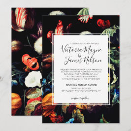 Convite de Casamento Jardim à Meia-Noite