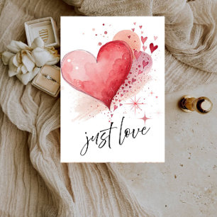 Convite de Casamento Just Love Hearts Casamento-Ro