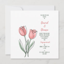 convite de casamento laranja simples