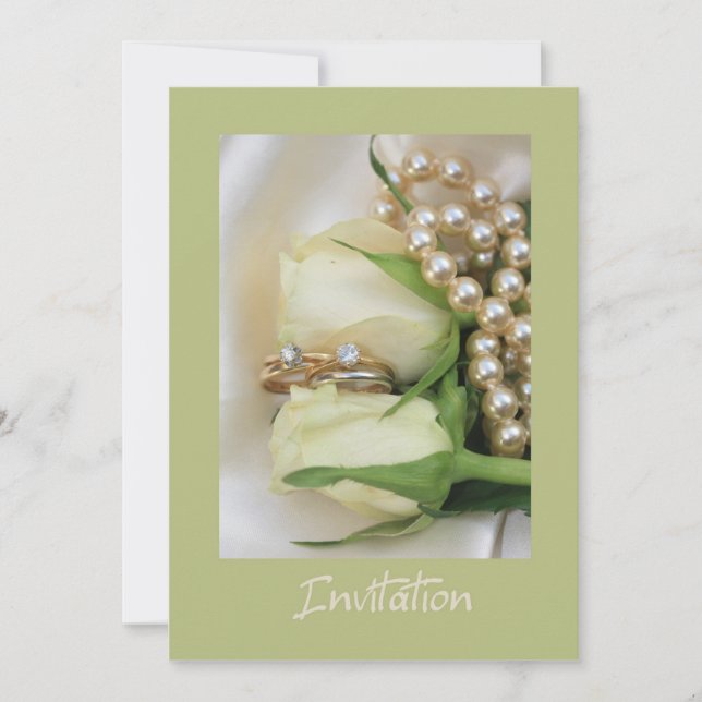 convite de casamento lésbico rosa branca (Frente)