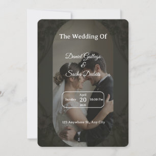Convite de Casamento Luxuoso