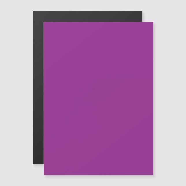 Convite de Casamento Magenta Ousado com Estilo Min (Frente/Verso)