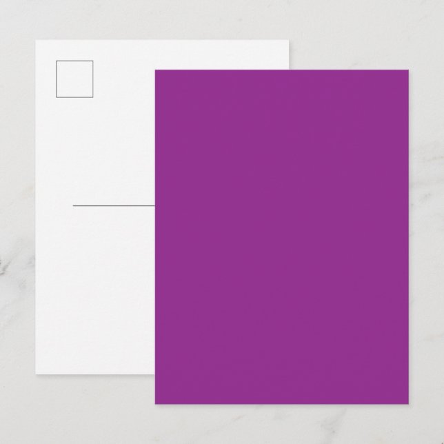 Convite de casamento magenta preto com estilo míni (Frente/Verso)