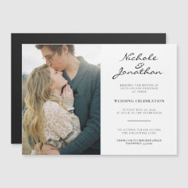 Convite de casamento magnético virtual online com