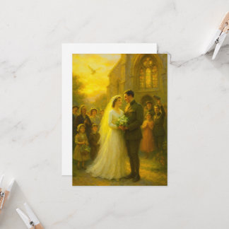 Convite de Casamento Militar