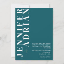 Convite de Casamento Minimalista